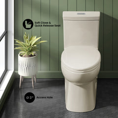 Swiss Madison Classé One-Piece Elongated Toilet Dual-Flush 1.1/1.6 gpf - SM-1T117 - The Home Selection