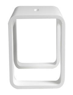 Alfi White Matte Solid Surface Resin Bathroom / Shower Stool - ABST99