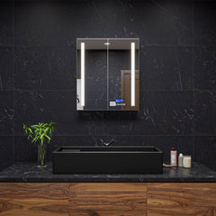 Alfi 39  Black Matte Above Mount Fireclay Bathroom Trough Sink - AB39TRBM