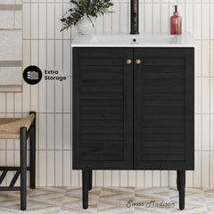 Swiss Madison Bron 24" Freestanding Bathroom with Sink Top - SM-BV373 - The Home Selection