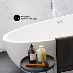 Swiss Madison Monaco 67" Freestanding Bathtub - SM-FB575 - The Home Selection