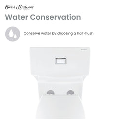 Swiss Madison Classé One-Piece Elongated Toilet Dual-Flush 1.1/1.6 gpf - SM-1T117 - The Home Selection
