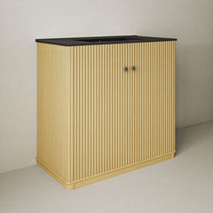 Swiss Madison Lafayette 36" Freestanding Bathroom Vanity with Matte Black Sink Top - SM-BV8001