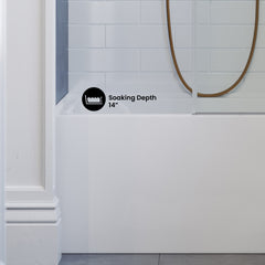 Swiss Madison Voltaire 48" X 32" Left-Hand Drain Alcove Bathtub with Apron - SM-AB552 - The Home Selection