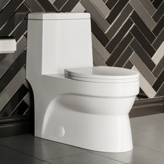 Swiss Madison Virage One-Piece Elongated Toilet Vortex™ Dual-Flush 1.1/1.6 gpf - SM-1T118 - The Home Selection