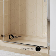 Swiss Madison Voltaire 60 x 32 Single-Threshold, Left-Hand Drain, Shower Base - SM-SB515 - The Home Selection