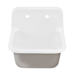 Swiss Madison Loire 22" Cast Iron Rectangle Wall-Mounted Sink - SM-WS7101