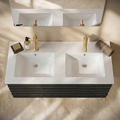 Swiss Madison 48" Double Basin Vanity Sink Top - SM-VT349