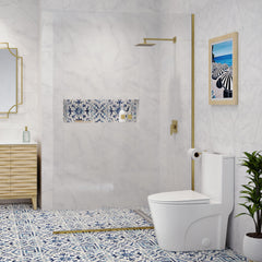 Swiss Madison St. Tropez One-Piece Elongated Toilet, 10" Rough-In 1.1/1.6 gpf - SM-1T274