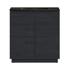 Swiss Madison St. Tropez 36" Freestanding Bathroom Vanity with Black Sink Top - SM-BV0802