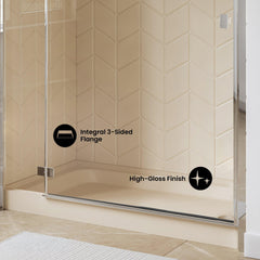 Swiss Madison Voltaire 60" x 32" Right-Hand Drain, Shower Base - SM-SB514 - The Home Selection