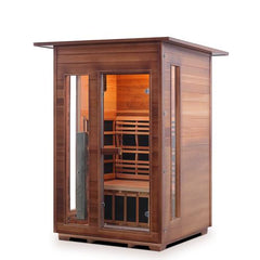 Enlighten DIAMOND 2 Indoor Infrared/Traditional Sauna - HI-17376 - The Home Selection