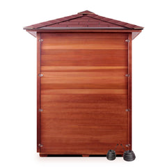 Enlighten Diamond 3 Peak Outdoor Infrared/Traditional Sauna - H-17377 - The Home Selection
