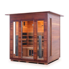 Enlighten DIAMOND 4 Indoor Infrared/Traditional Sauna - HI-17378 - The Home Selection