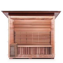 Enlighten MoonLight 4 Slope Outdoor Dry Traditional Sauna - T-36378 - The Home Selection
