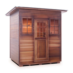 Enlighten MoonLight 4 Slope Outdoor Dry Traditional Sauna - T-36378 - The Home Selection