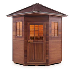 Enlighten MoonLight 4C Peak Outdoor Dry Traditional Sauna - T-16379 - The Home Selection