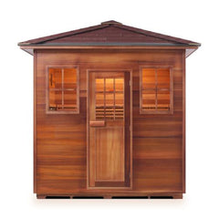 Enlighten MoonLight 5 Peak Outdoor Dry Traditional Sauna - T-16380 - The Home Selection