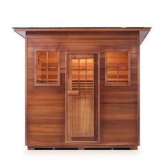Enlighten MoonLight 5 Slope Outdoor Dry Traditional Sauna - T-36380 - The Home Selection