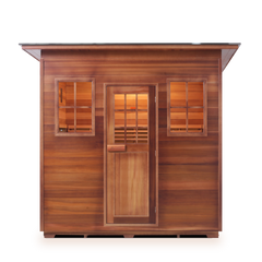 Enlighten MoonLight 5 Slope Outdoor Dry Traditional Sauna - T-36380 - The Home Selection