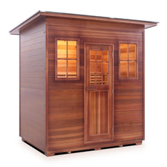 Enlighten MoonLight 5 Slope Outdoor Dry Traditional Sauna - T-36380 - The Home Selection