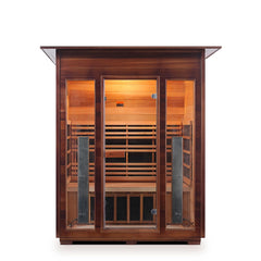 Enlighten Rustic 3 Indoor Full Spectrum Infrared Sauna - I-17377 - The Home Selection