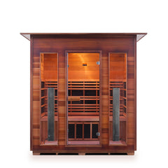 Enlighten Rustic 4 Indoor Full Spectrum Infrared Sauna - I-17378 - The Home Selection
