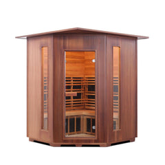Enlighten RUSTIC 4C Indoor Full Spectrum Infrared Sauna - I-17379 - The Home Selection