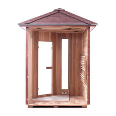 Enlighten RUSTIC 4C Peak Outdoor Full Spectrum Infrared Sauna - 17379 - The Home Selection