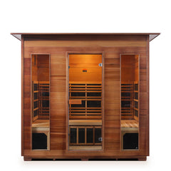 Enlighten Rustic 5 Indoor Full Spectrum Infrared Sauna - I-19378 - The Home Selection