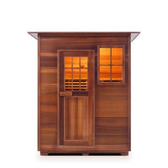 Enlighten SAPPHIRE 3 Indoor Infrared/Traditional Sauna - HI-16377 - The Home Selection