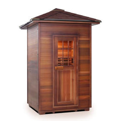 Enlighten Sierra 2 Peak Outdoor Full Spectrum Infrared Sauna - 16376 - The Home Selection