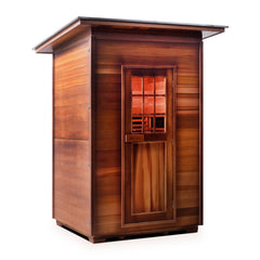 Enlighten Sierra 2 Slope Outdoor Full Spectrum Infrared Sauna - 36376 - The Home Selection