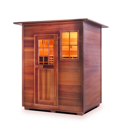 Enlighten Sierra 3 Indoor Full Spectrum Infrared Sauna - I-16377 - The Home Selection