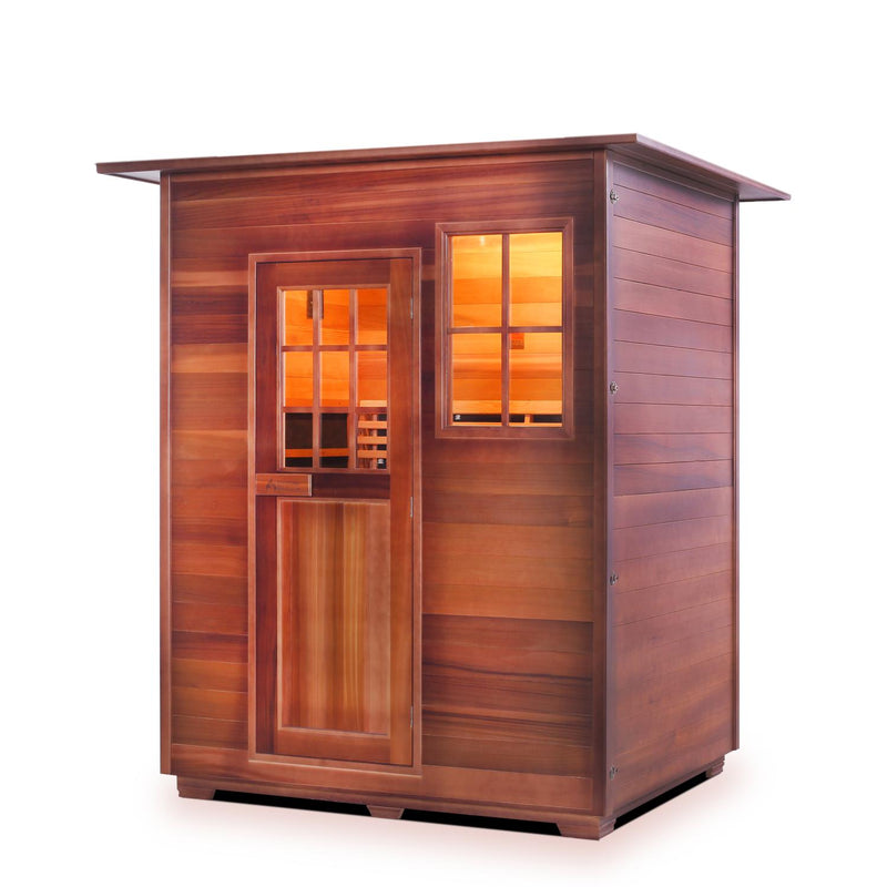Enlighten Sierra 3 Indoor Full Spectrum Infrared Sauna - I-16377 - The Home Selection