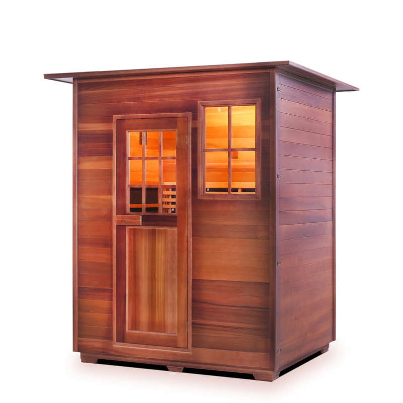 Enlighten Sierra 3 Indoor Full Spectrum Infrared Sauna - I-16377 - The Home Selection