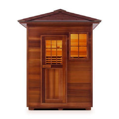 Enlighten SIERRA 3 Peak Outdoor Full Spectrum Infrared Sauna - 16377 - The Home Selection