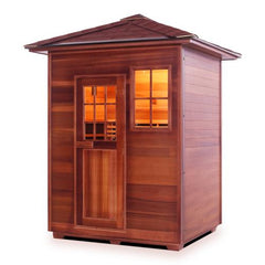 Enlighten SIERRA 3 Peak Outdoor Full Spectrum Infrared Sauna - 16377 - The Home Selection