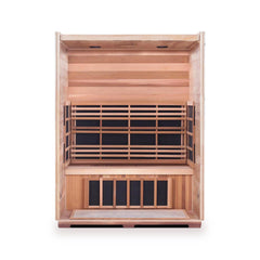 Enlighten Sierra - 3 Slope Outdoor Full Spectrum Infrared Sauna - 36377 - The Home Selection