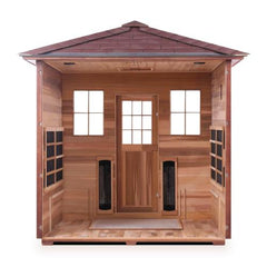 Enlighten Sierra 4 Peak Full Spectrum Infrared Outdoor Sauna - 16378 - The Home Selection