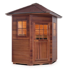 Enlighten SIERRA 4C Peak Outdoor Full Spectrum Infrared Sauna - 16379 - The Home Selection