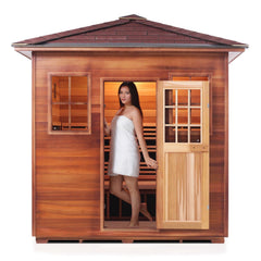 Enlighten Sierra 5 Peak Outdoor Full Spectrum Infrared Sauna - 16380 - The Home Selection