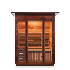 Enlighten SunRise 3 Indoor Dry Traditional Sauna - TI-17377 - The Home Selection