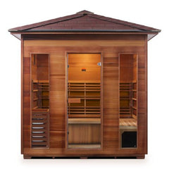 Enlighten SunRise 5 Peak Outdoor Dry Traditional Sauna - T-19378 - The Home Selection