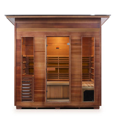Enlighten SunRise 5 Slope Outdoor Dry Traditional Sauna - T-39378 - The Home Selection