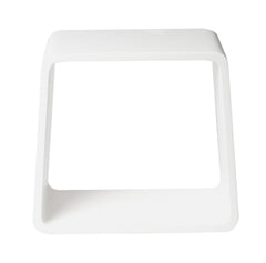 Alfi White Matte Solid Surface Resin Bathroom / Shower Stool - ABST55