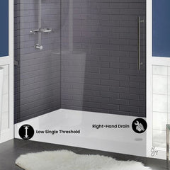 Swiss Madison Voltaire 60 x 36 Single-Threshold, Shower Base - SM-SB5 - The Home Selection