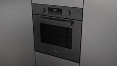Fulgor Milano 24" Multifunction Easy-clean Oven - Matteo 100 Series - Matte Black - F1MSM24MB1