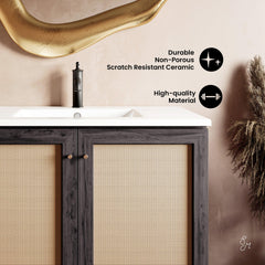 Swiss Madison Classe 36" Freestanding Bathroom Vanity with Sink Top - SM-BV663W - The Home Selection