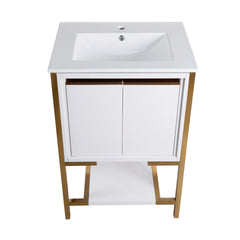 Swiss Madison Marseille 24 Bathroom Vanity in White - SM-BV217WBG - The Home Selection